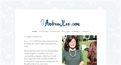 Desktop Screenshot of andrealee.org