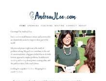 Tablet Screenshot of andrealee.org